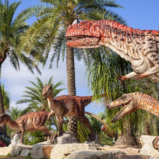 Tegning af dinosaurer