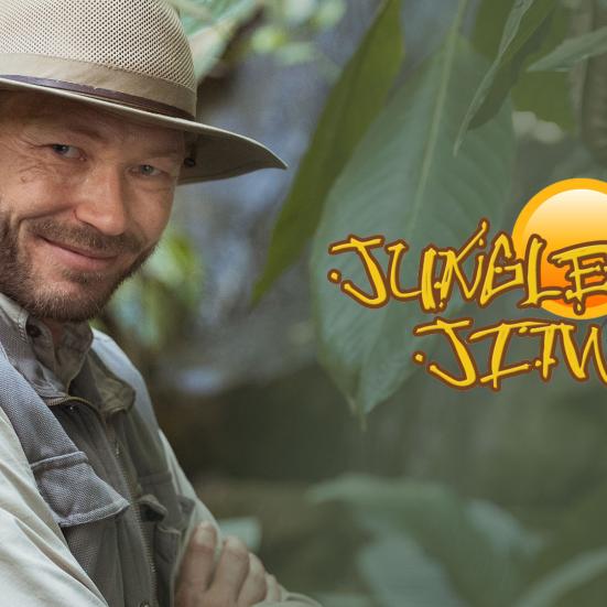 Fotografi af tryllekunstner Jungle Jim