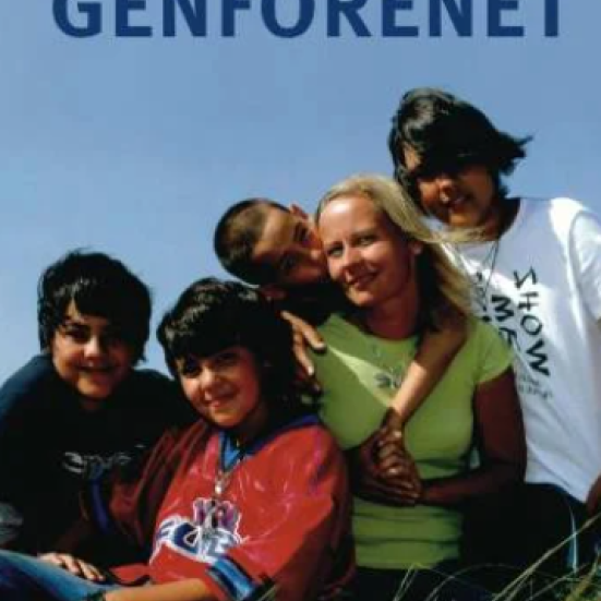 Bogforside: "Genforenet", Lindhardt & Ringhof