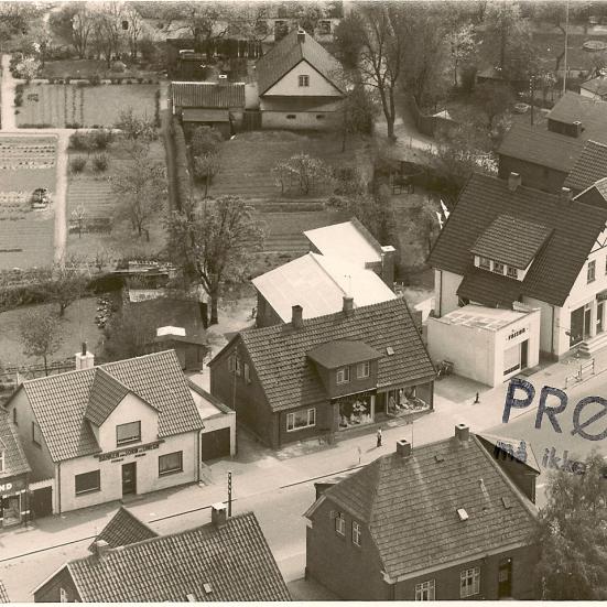 Luftfoto af Stenlille Hovedgade