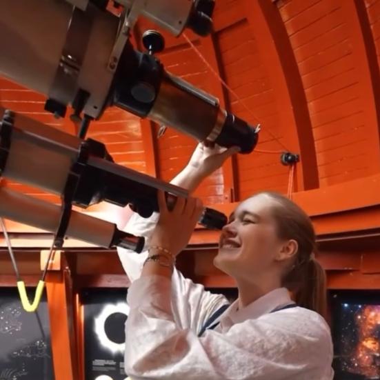 Astrofysiker og observator Cecilie Herluf 
