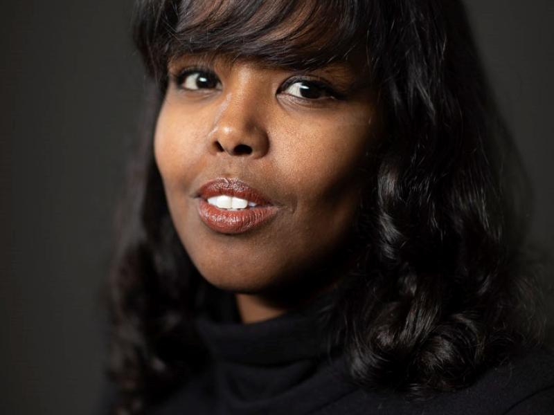 Forsker Ayan Yasin Abdi. Foto: Mads Folmer