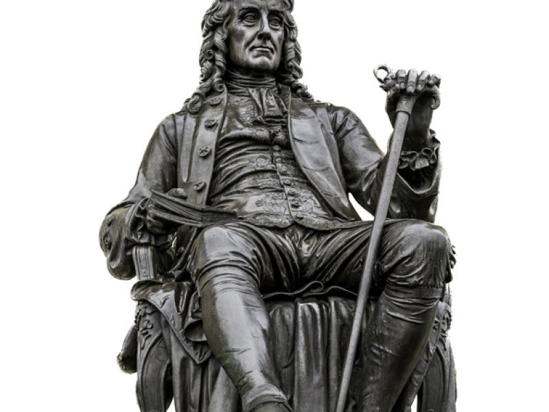 Billede af Holberg statue