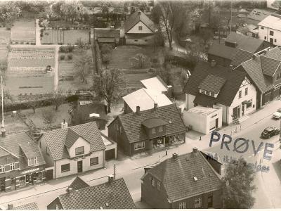 Luftfoto af Stenlille Hovedgade