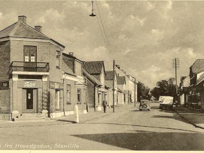 Fotografi af Hovedgaden i Stenlille