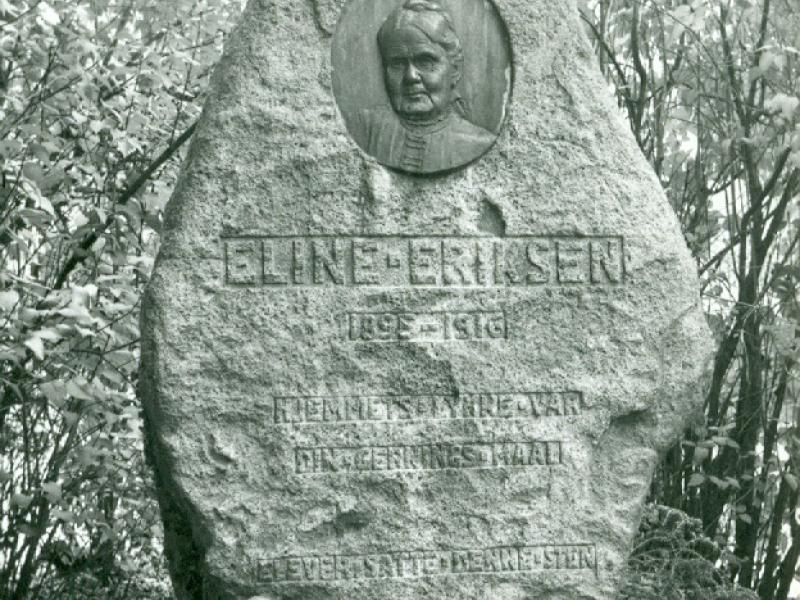 Billede af forstanderinde Eline Eriksen, Sorø Husholdningsskole, Holbergsvej 7, Sorø 1966