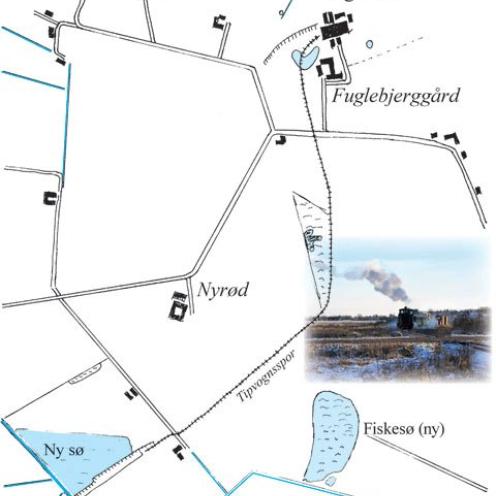 kort over Vandløse Sand/Teglværk/Nyrød