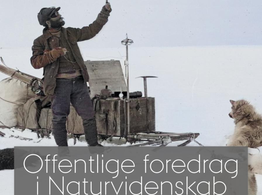 Logo for livestreaming: Udforskningen af Grønland - før og nu