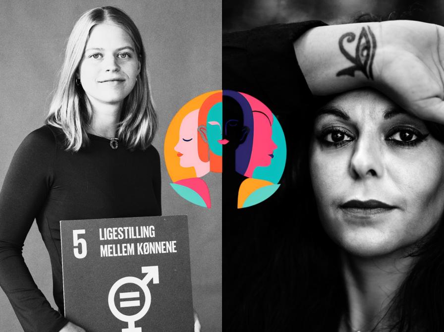 Helene Andreasen og Shadi Angelina Bazeghi (foto: Jakob Dall)