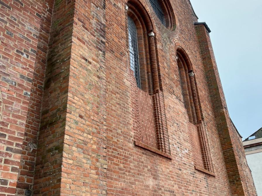 Murværket i Sorø Klosterkirke