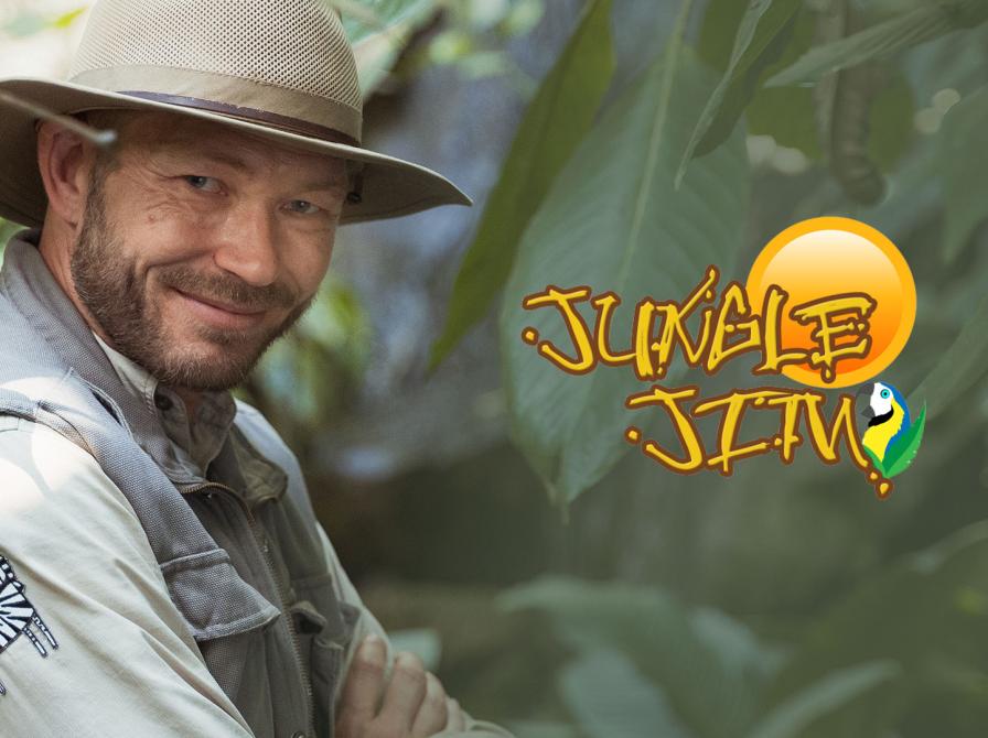 Fotografi af tryllekunstner Jungle Jim