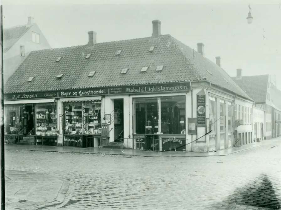Fotografi af Storgade 38 i 1921