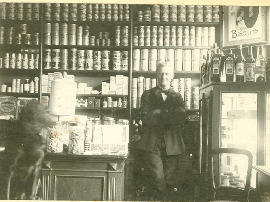 Billede af materialist Sophus Hjorth, Storgade 13, Sorø