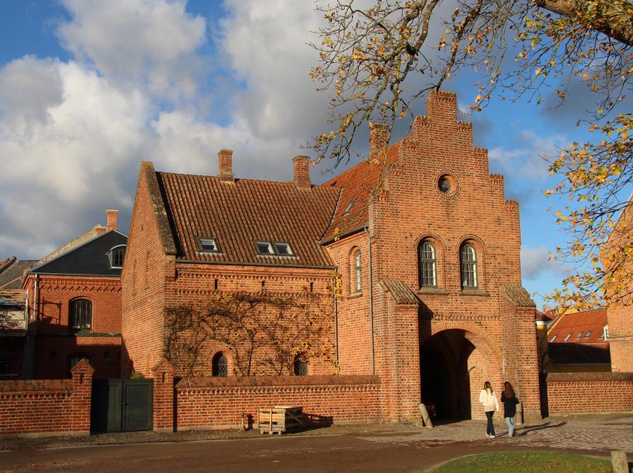 Klosterporten set fra Akademisiden, 2017