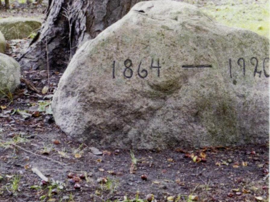 Foto af stenen på Stenstrupvej