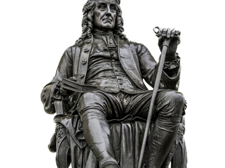 Billede af Holberg statue