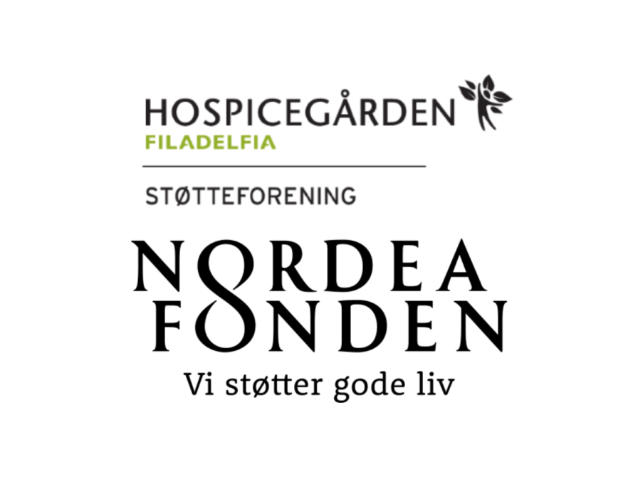 Hospicegården og Nordeafonden logoer