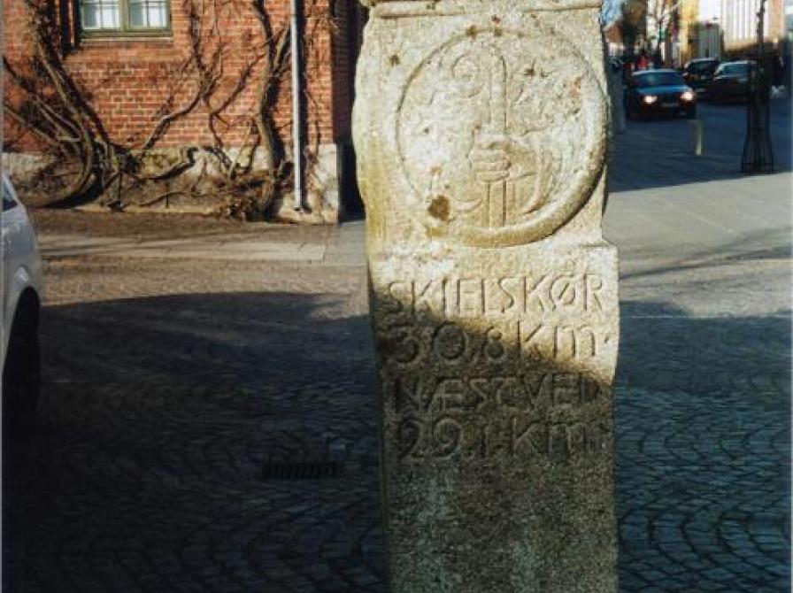 Kilometersten på Torvet