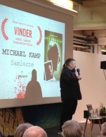 Michael Kamp modtager prisen for bedste danske horrorudgivelse